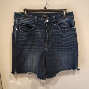 Judy Blue Dark Wash Denim Jean Shorts